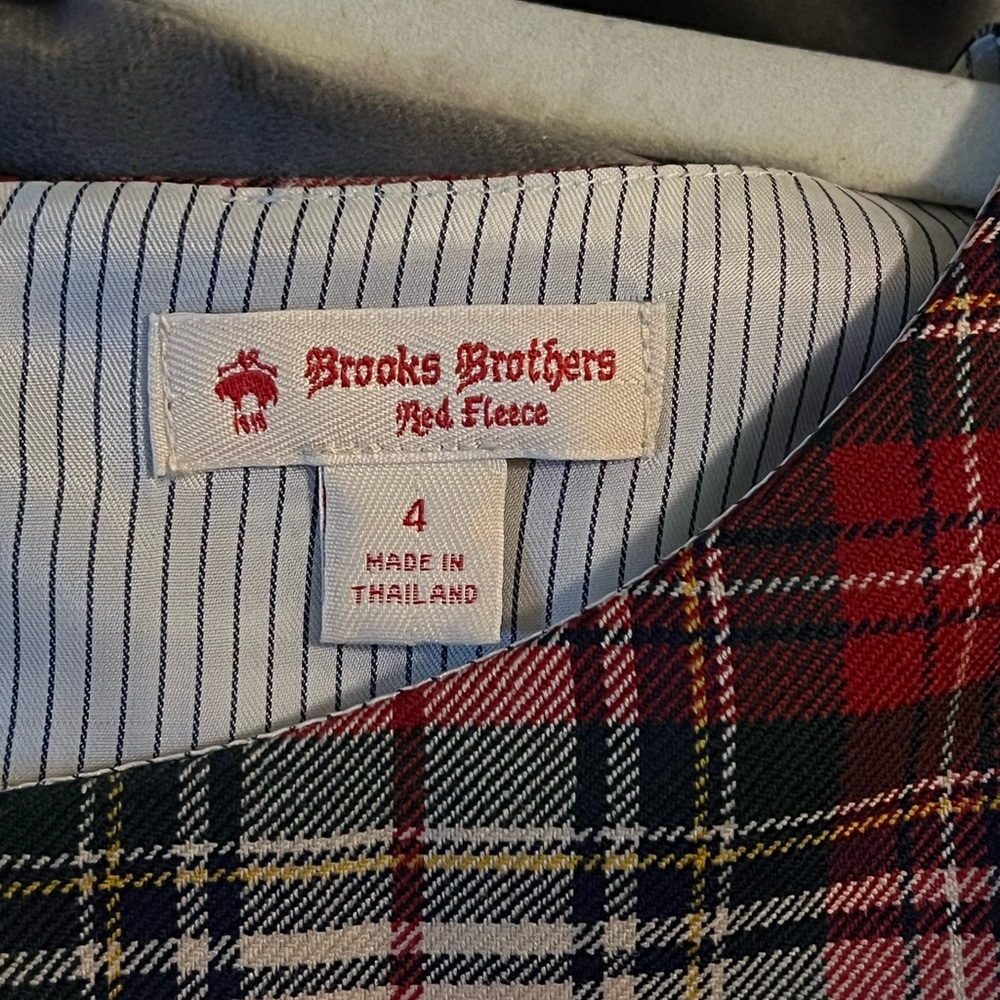 Brooks Brothers Red and Black Sheath Dress - Picture 4 of 7